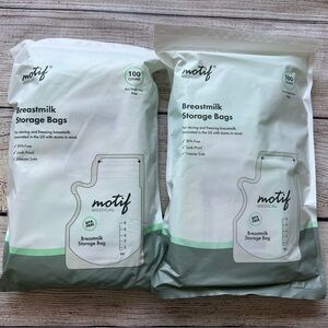 NEW Motif Luna breastmilk storage bags- 200 count